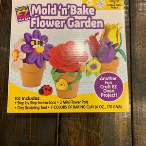 Flower Garden Kit with Colorful Clay